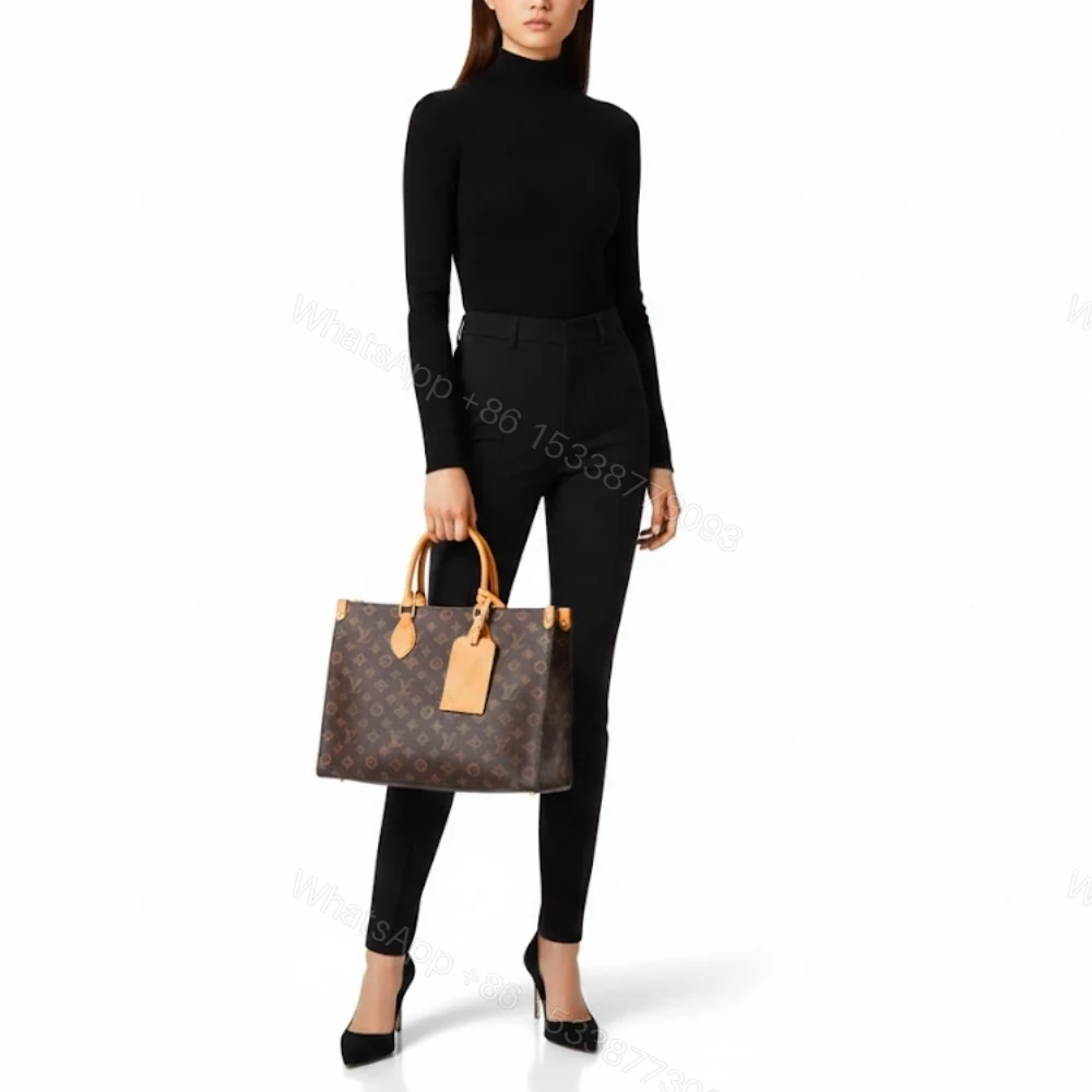 View 11 of Louis Vuitton Onthego MM Monogram Origine Ebène 35Cm