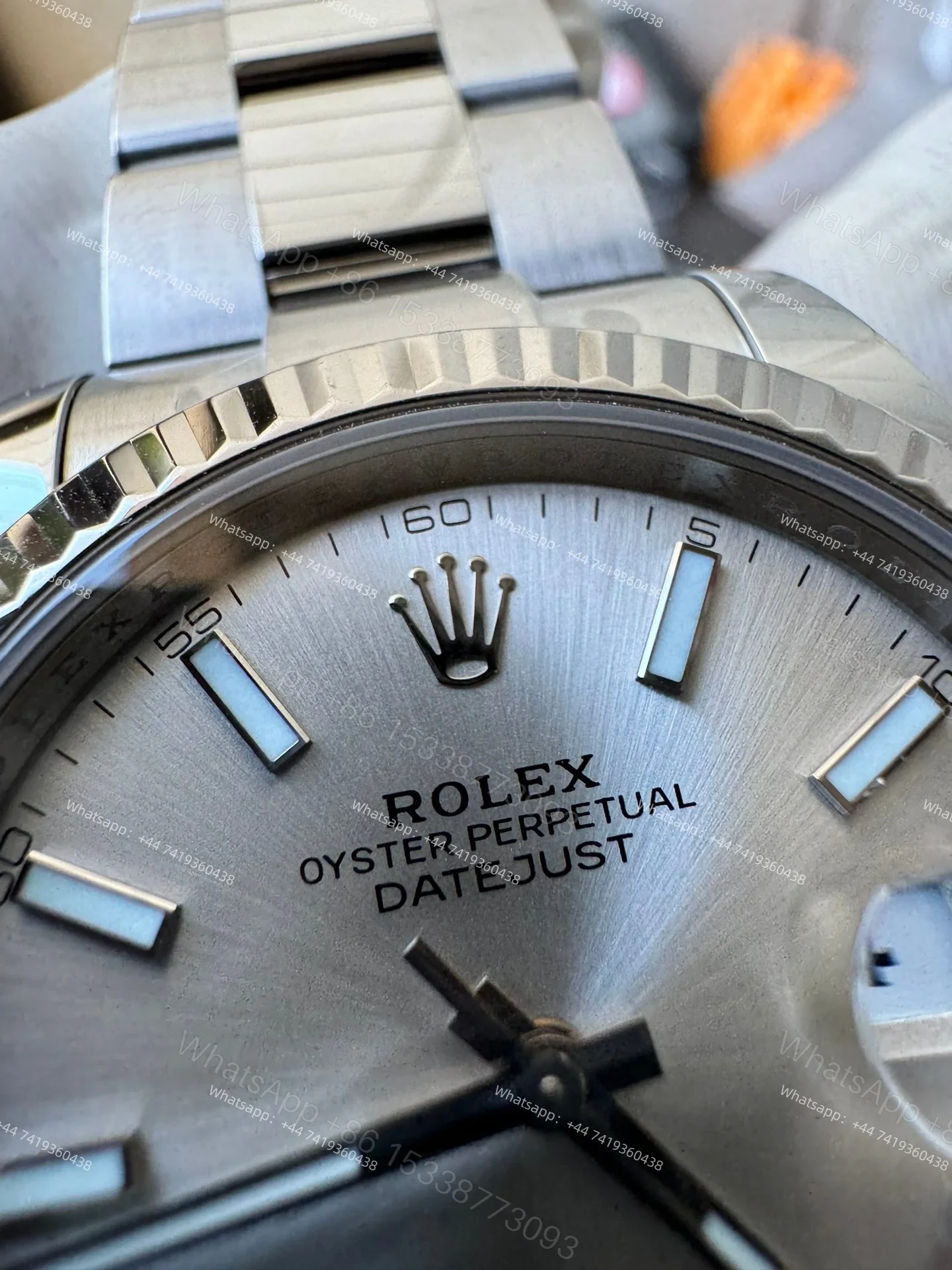 View 8 of Rolex Datejust M126334-0003 1:1 Replica Silver Dial Oyster 41MM 3235 Movement Super Clone Watch