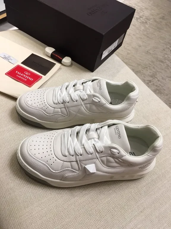 View 3 of White Leather Sneaker: Refined Everyday Comfort