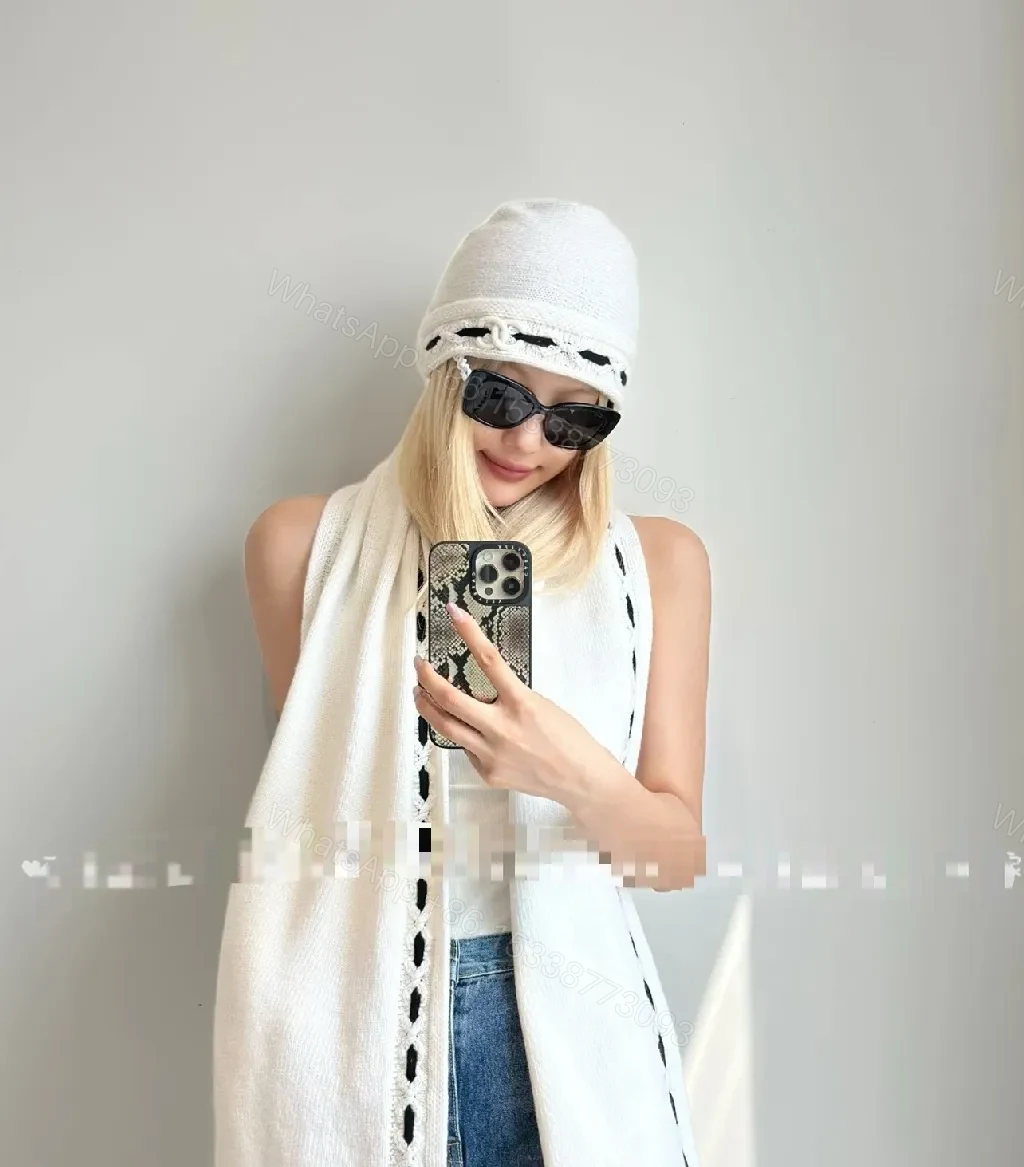 View 13 of Textured Knit Beanie: Luxe Strap Detail, Everyday Chic, Beanie