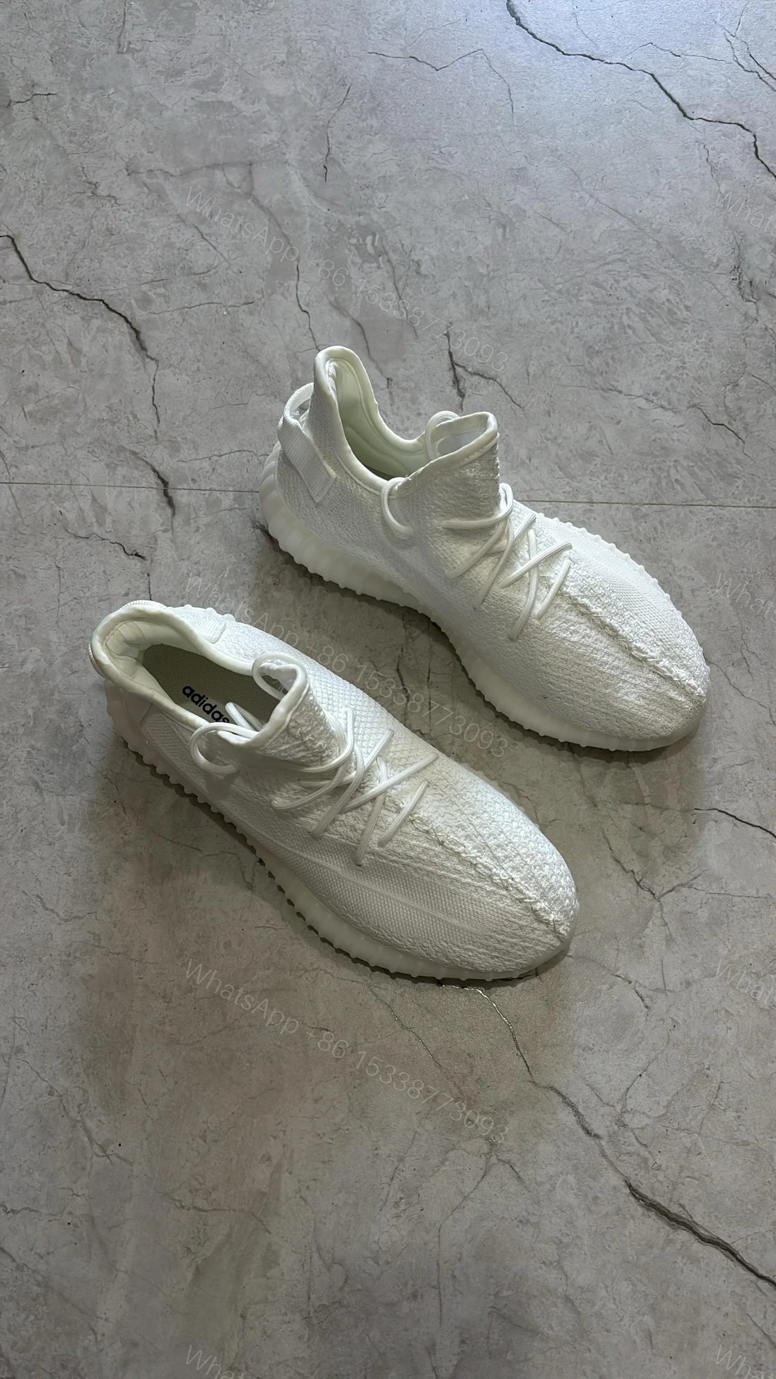 View 2 of FIRST COPY Adidas v2 350 supply all white shoes for men