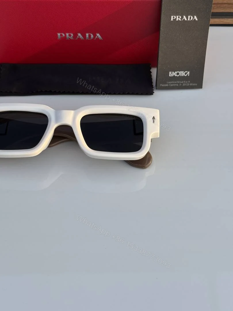 View 3 of First Copy Prada 2719 White Black Sunglasses