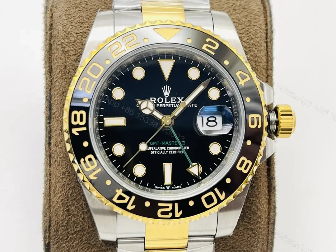 View 3 of Rolex GMT-Master II Two Tone Black 16713