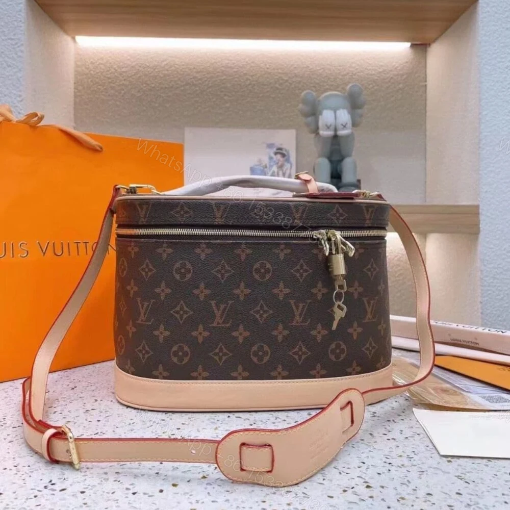 View 2 of Louis Vuitton Nice Vanity Monogram Brown And Beige 32Cm M44935