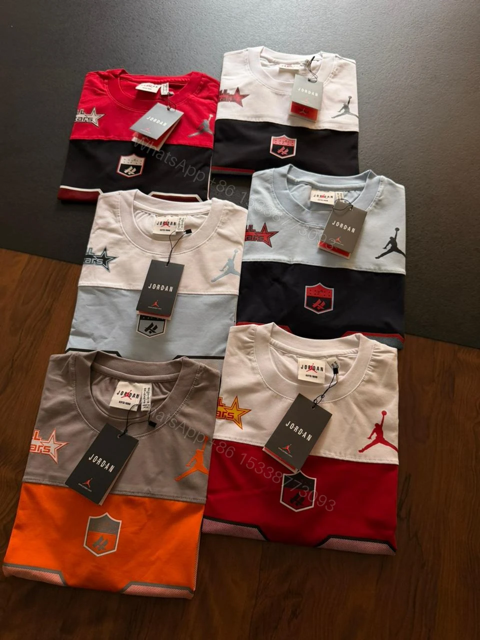 View 5 of FIRST COPY JORDAN IMPORTED ROUND NECK DROP SHOULDER SUMMERWEAR T-SHIRT
