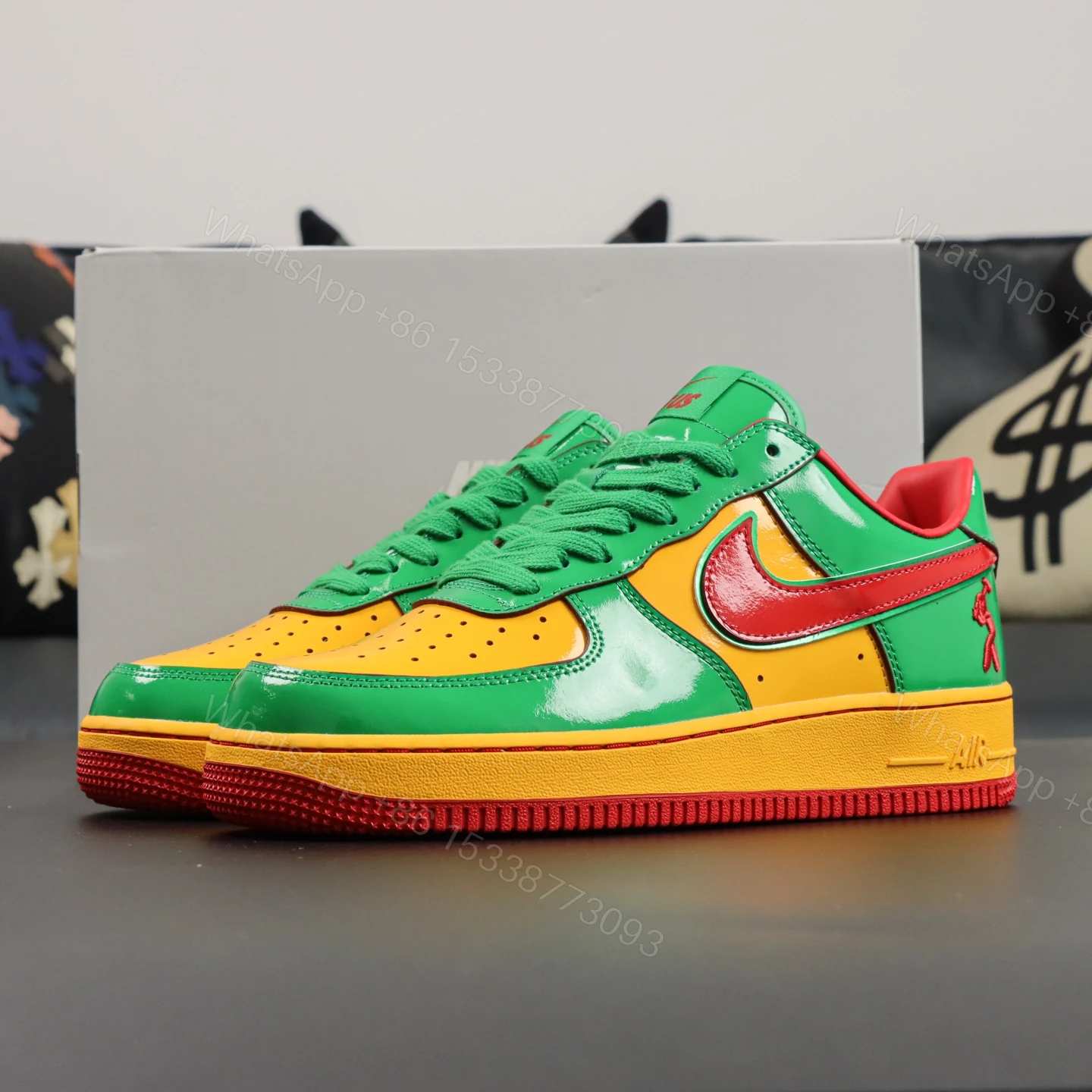 Air Force 1 Low Lil Yachty Concrete Boys Lucky Green Reps — view 1