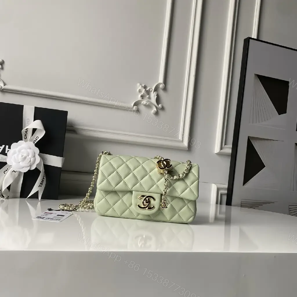 View 10 of Mint Green Quilted Day-to-Night Carryall