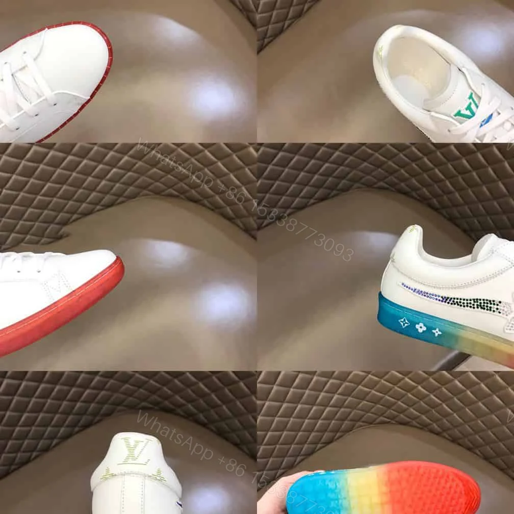 View 4 of Louis Vuitton Luxembourg Samothrace Trainers In White – LSVT275