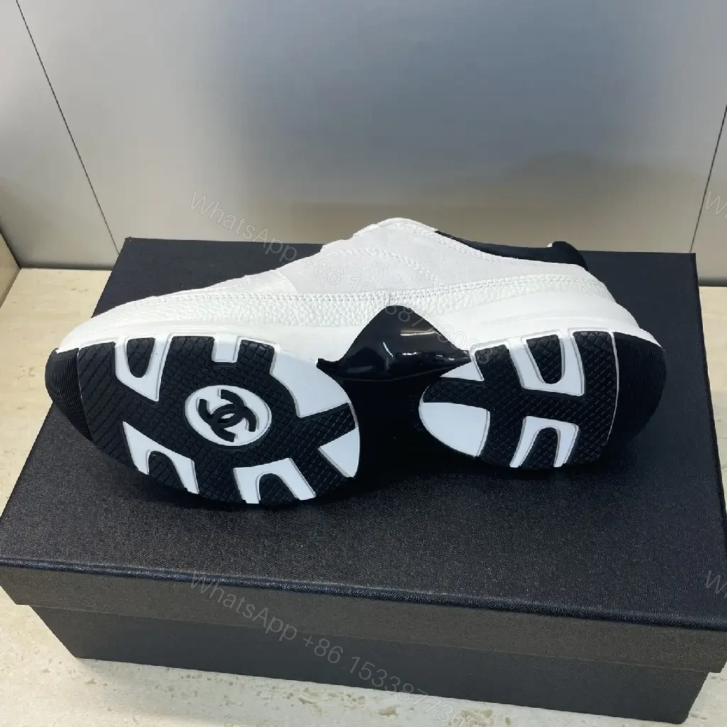 View 2 of White Leather Tech-Court Sneakers: Subtle Black Logo Accent, Comfort-focused