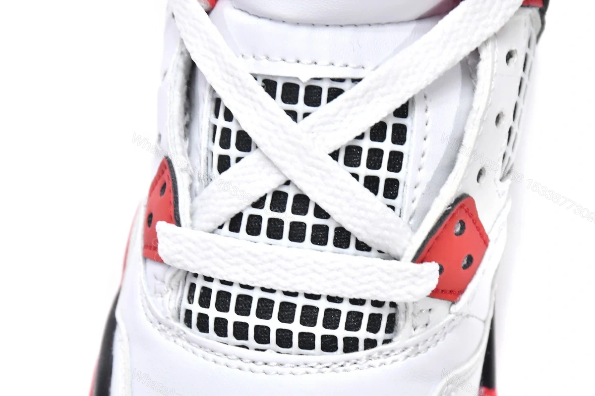 View 6 of Jordan 4 Kids Shoes Retro Fire Red (2020) BQ7669-160
