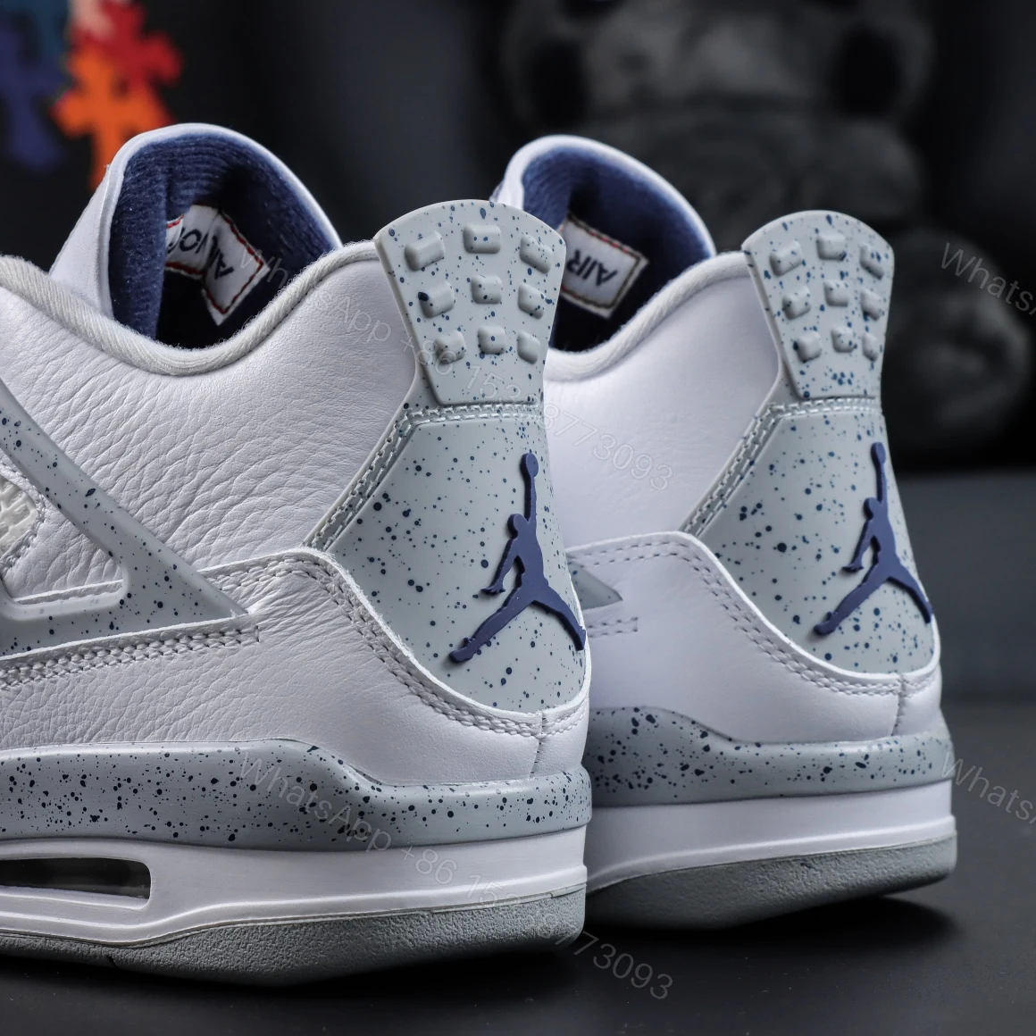 View 6 of Air Jordan 4 Retro Midnight Navy Reps