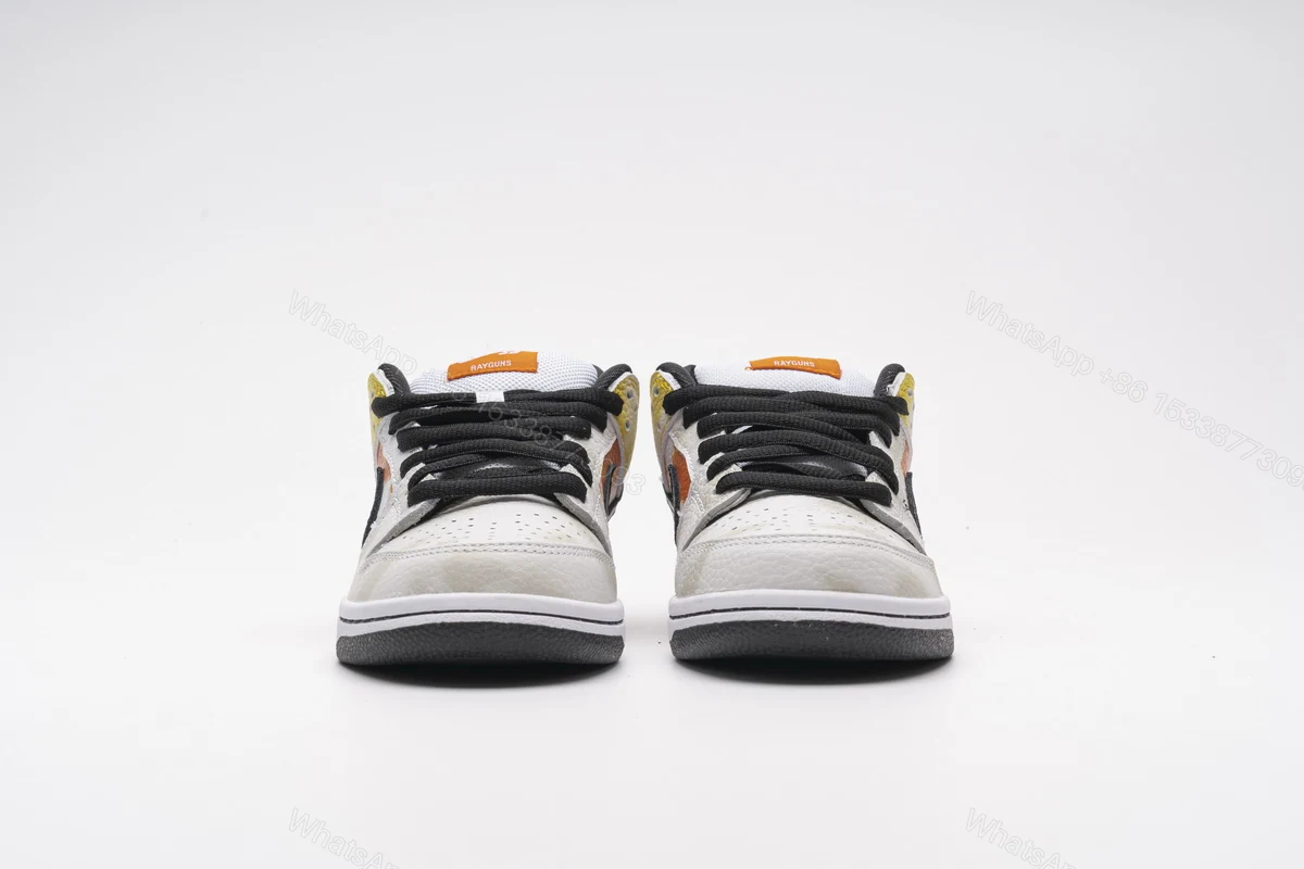 View 5 of Nike SB Dunk Low Raygun Tie-Dye White BQ6832-101