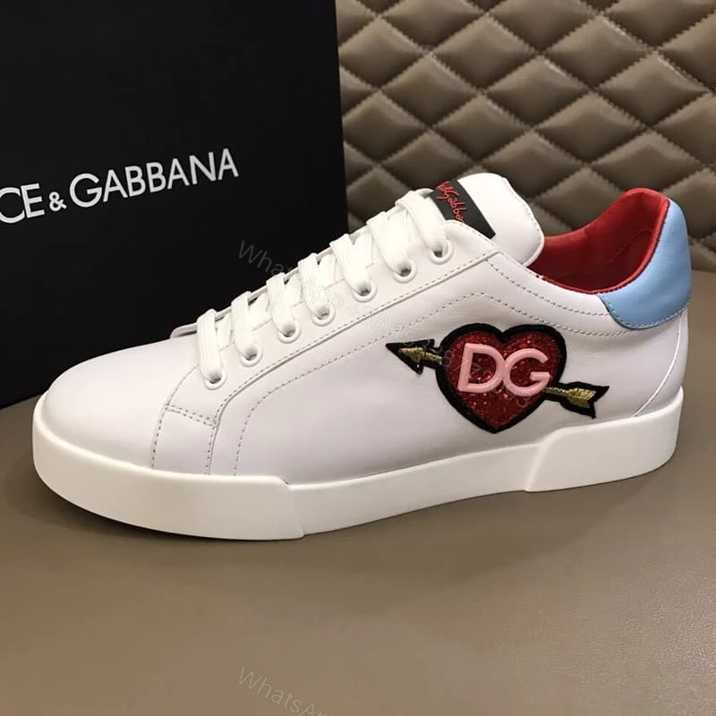 View 8 of DOLCE & GABBANA WHITE HEART SNEAKERS – DG31