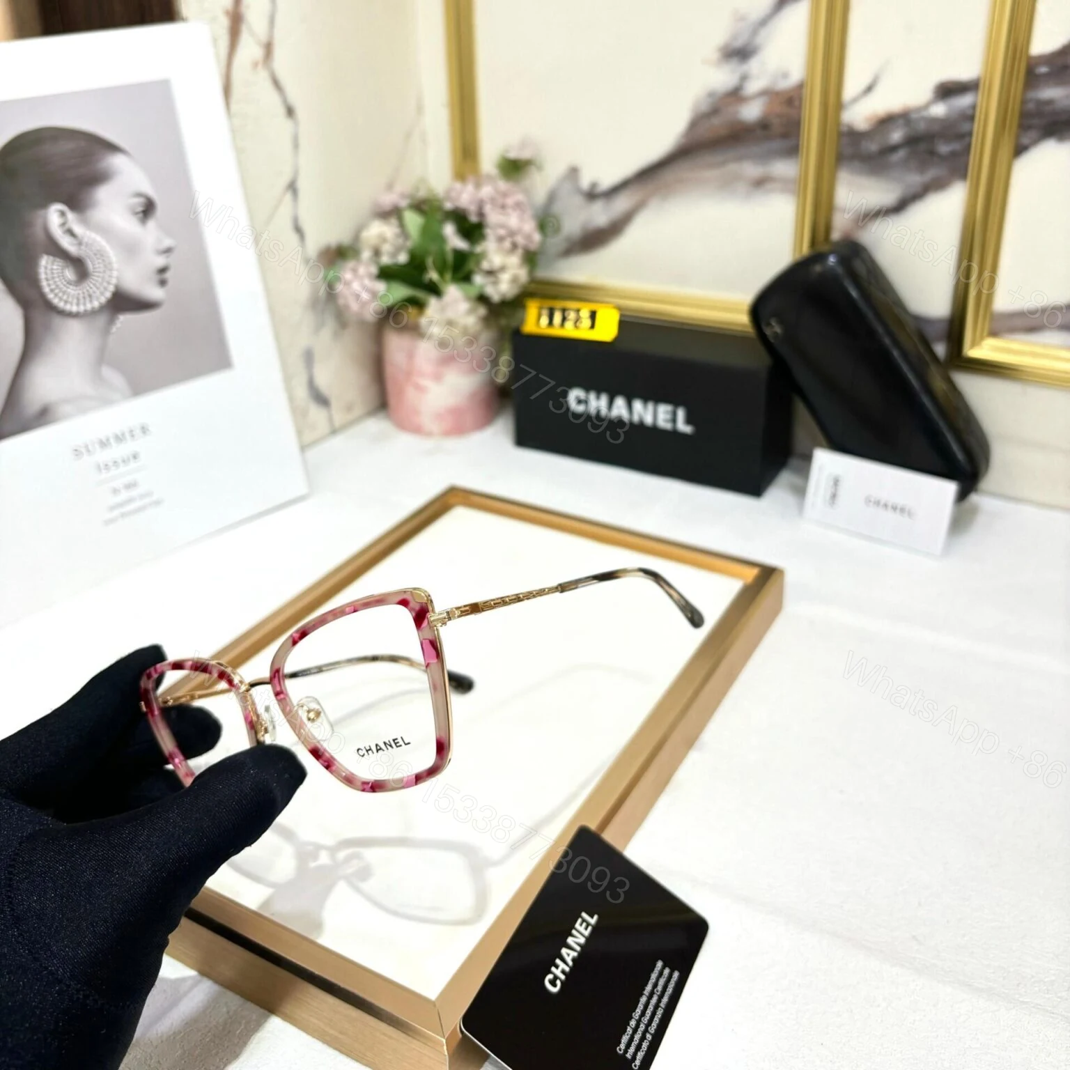 View 2 of Chanel Optical Frame C09E16-2 Black UV Protection