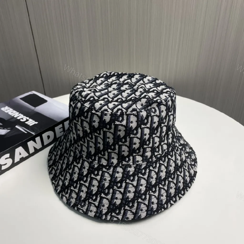 View 8 of Bold DIOR-Logo Bucket Hat: Textured Everyday Luxe