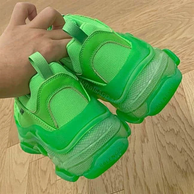 View 7 of BALENCIAGA MEN’S TRIPLE S SNEAKER CLEAR SOLE – BB196