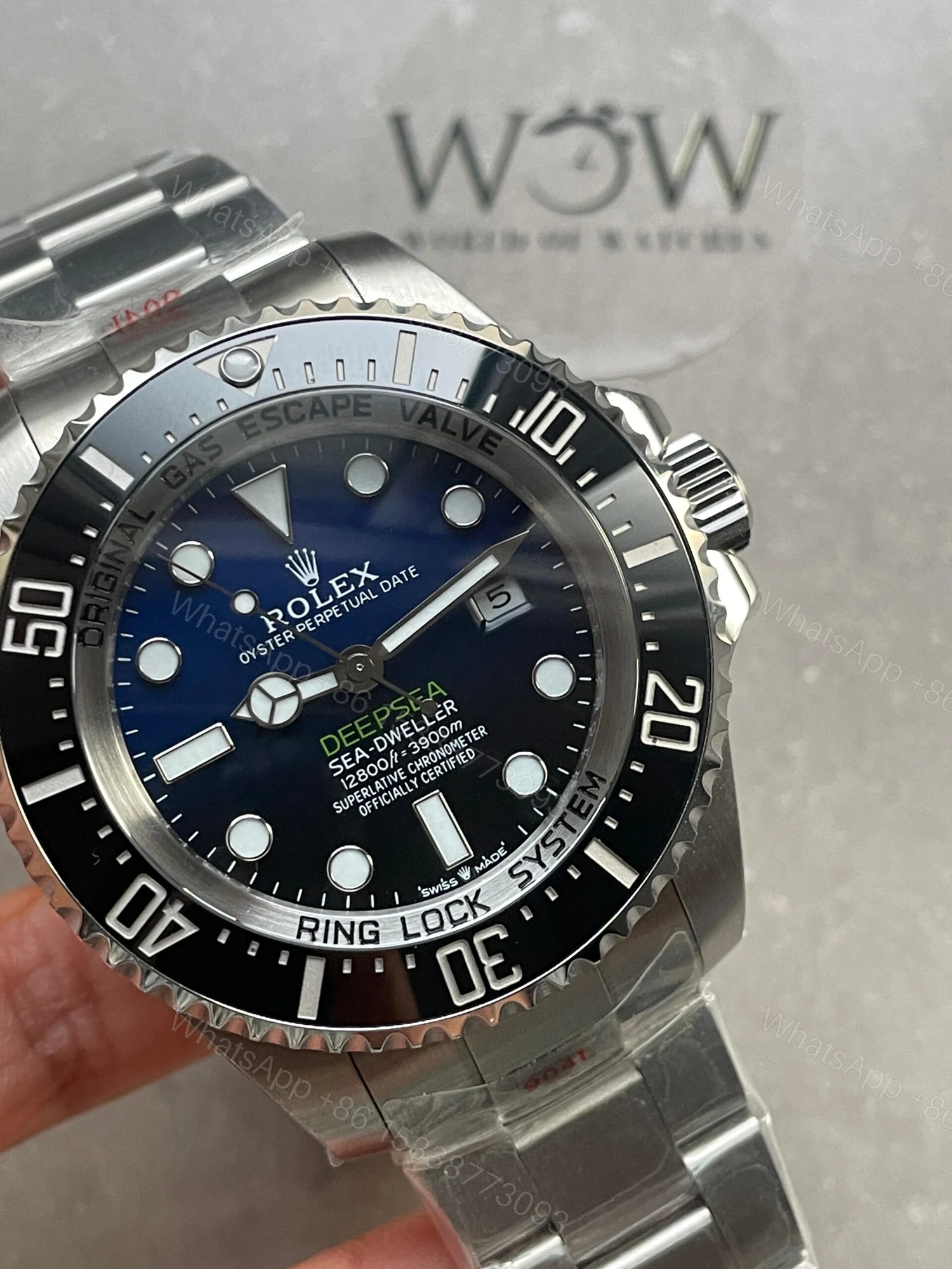 View 2 of Rolex Sea-Dweller Deepsea 136660 904L SS Blue Dial V9F VR3235