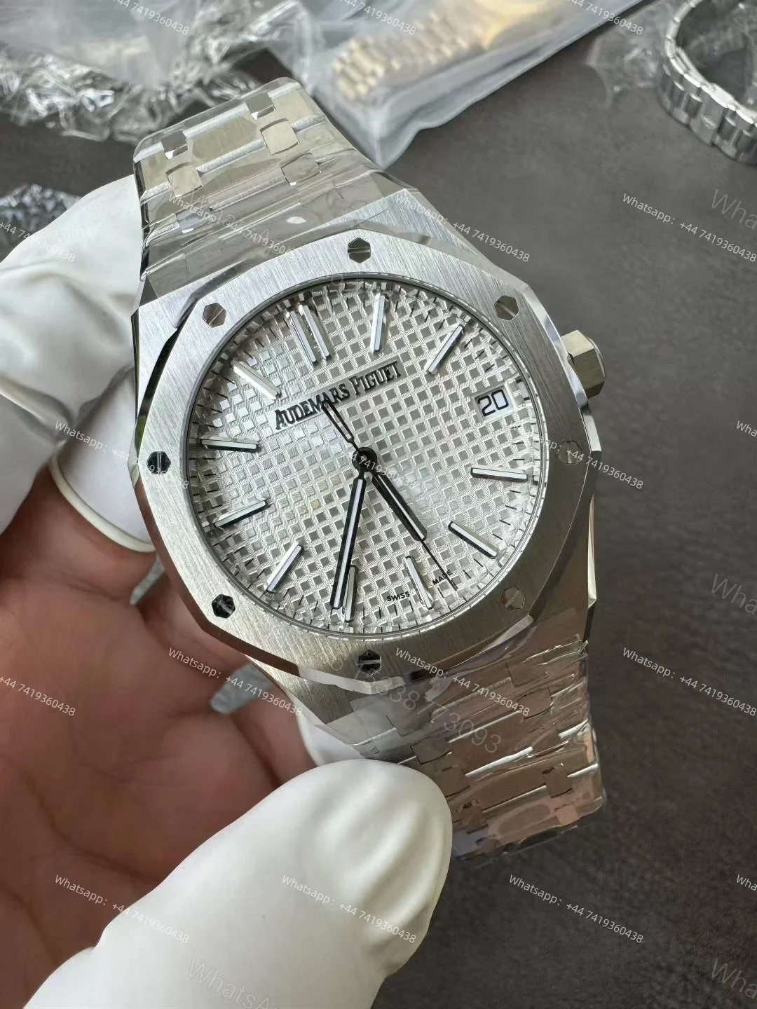 View 4 of Audemars Piguet Super Clone Royal Oak 15510 White Dial 41MM