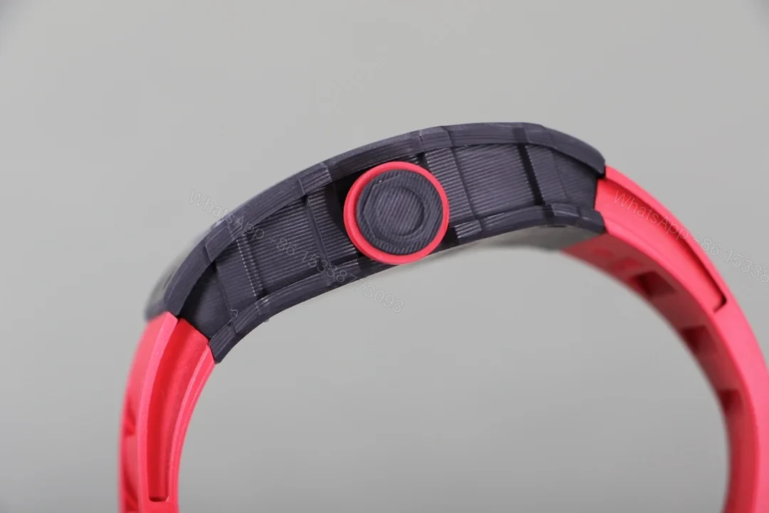 View 7 of Richard Mille RM35-01 NTPT Carbon Fiber RMUL3 Integrated Balance Wheel Watch RM35-01-NTPT-RED-RM3