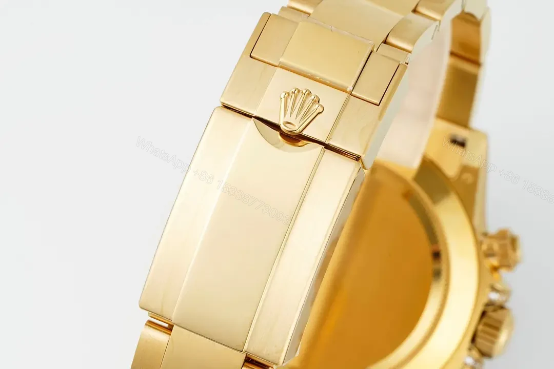 View 8 of Glamorous pink diamond daytona replica 40MM Yellow Gold Edition RG-DAYTONA-PINK-DIAMOND-YG
