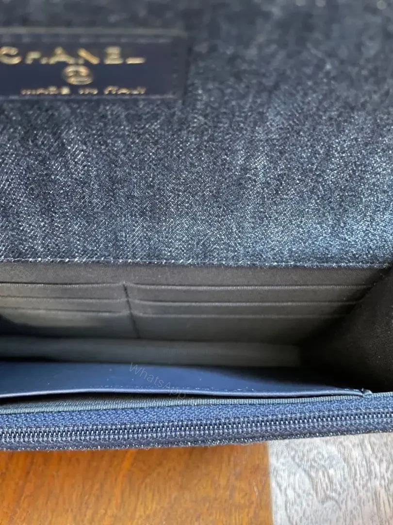 View 4 of Chanel Denim Blue 19 Wallet On Chain