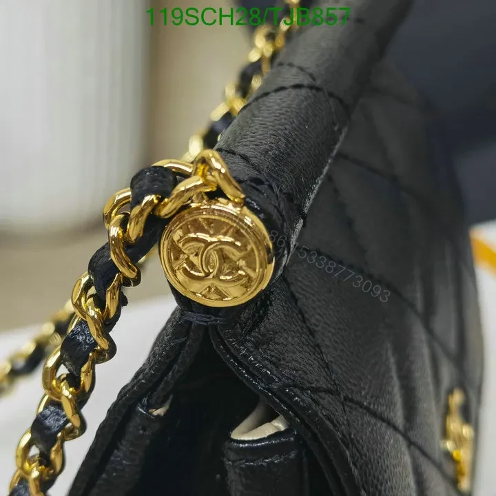 View 6 of Chanel Micro Bag in Genuine Leather with Black Design M78901