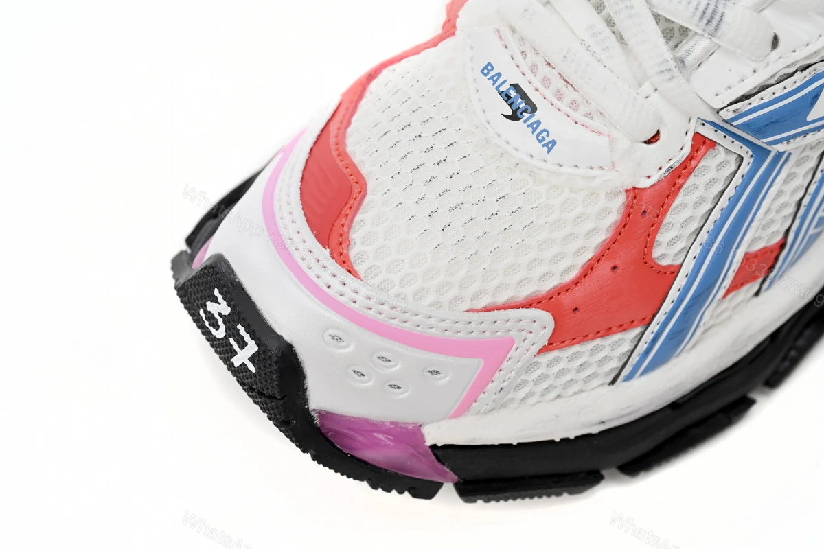 View 9 of Balenciaga Runner White Blue Red 677402 W3RB6 9645