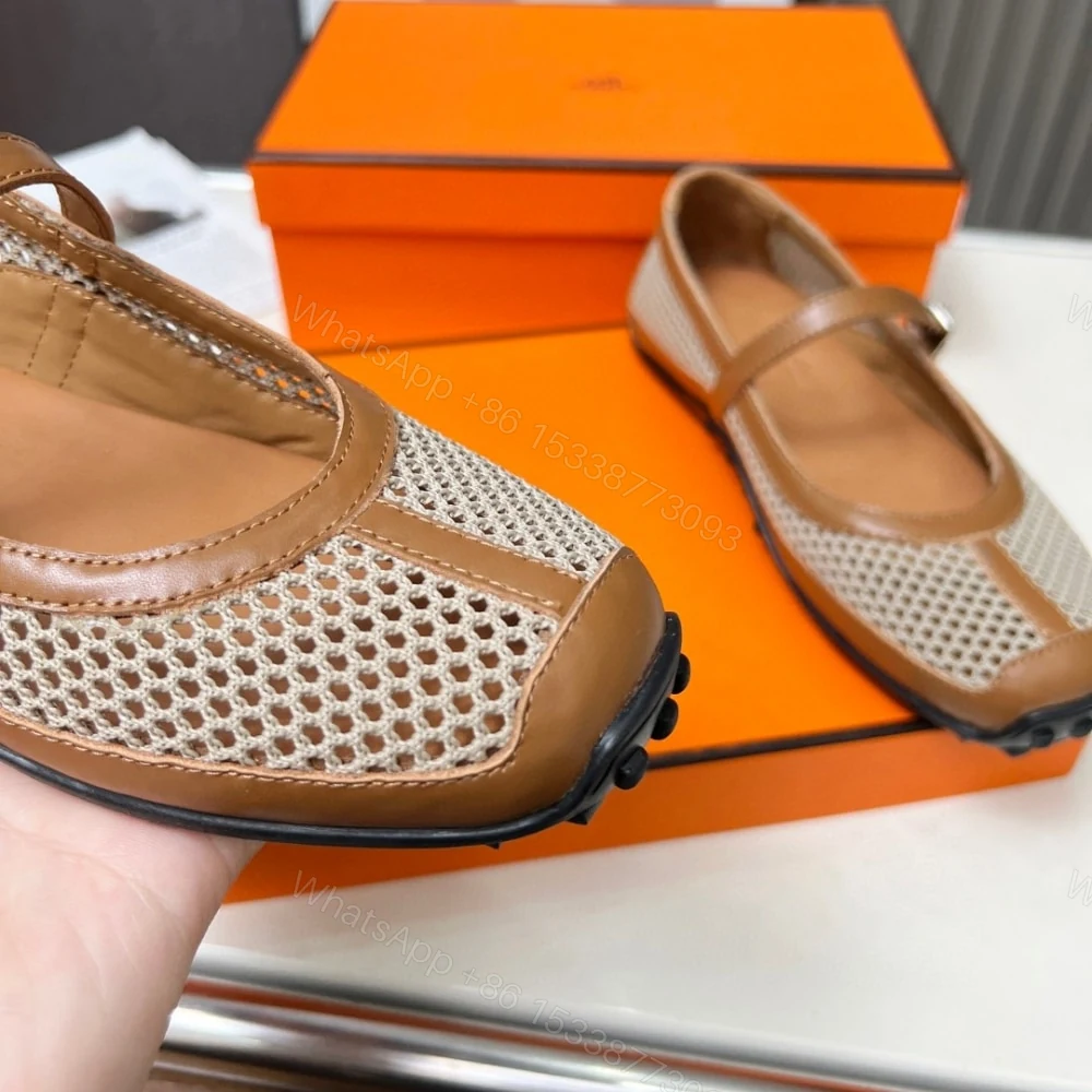 View 6 of HERMES KICHU BALLET FLATS BEIGE LIN H251170Z 7K380