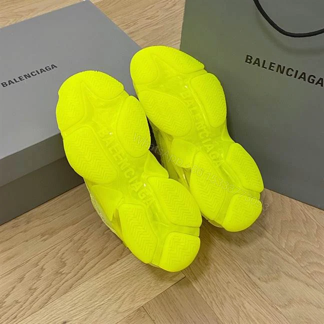 View 8 of BALENCIAGA MEN’S TRIPLE S SNEAKER CLEAR SOLE – BB185