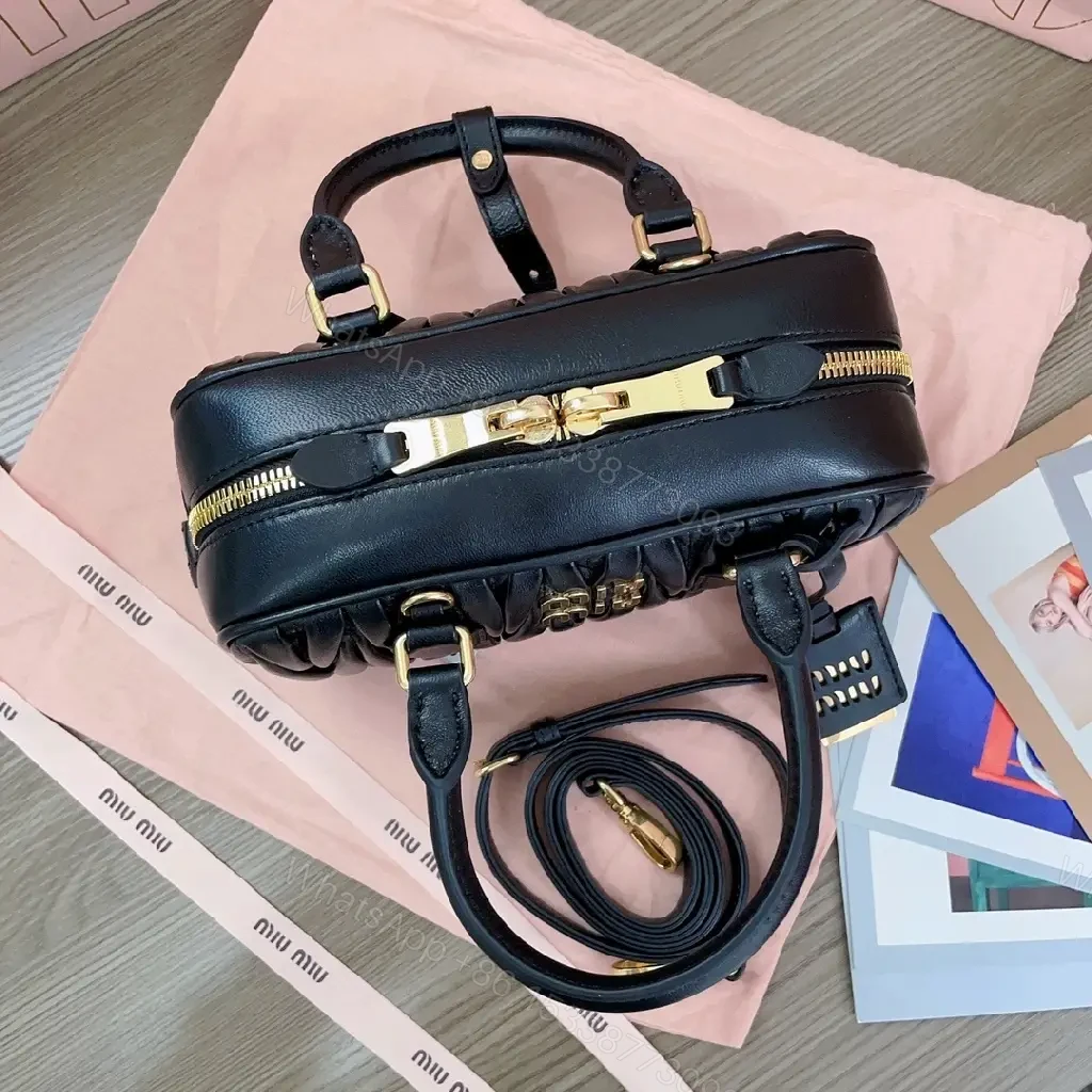 View 4 of Quilted Mini Bag with Gold Hardware: Modern Luxe Everyday