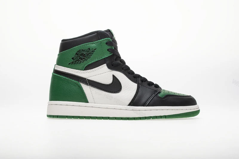 View 2 of Air Jordan 1 Retro High Pine Green 555088-302