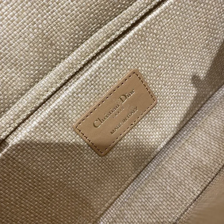 View 4 of Dior-Inspired Woven Handbag: Luxury Everyday Carry
