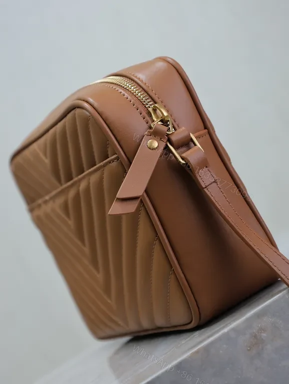 View 9 of Chic Quilted Crossbody with YSL Hardware - Everyday Luxury Bag