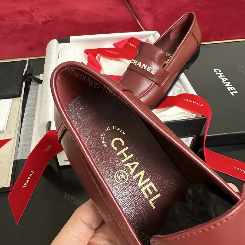 View 5 of Burgundy Leather Loafers: All-Day Comfort, Chic Design