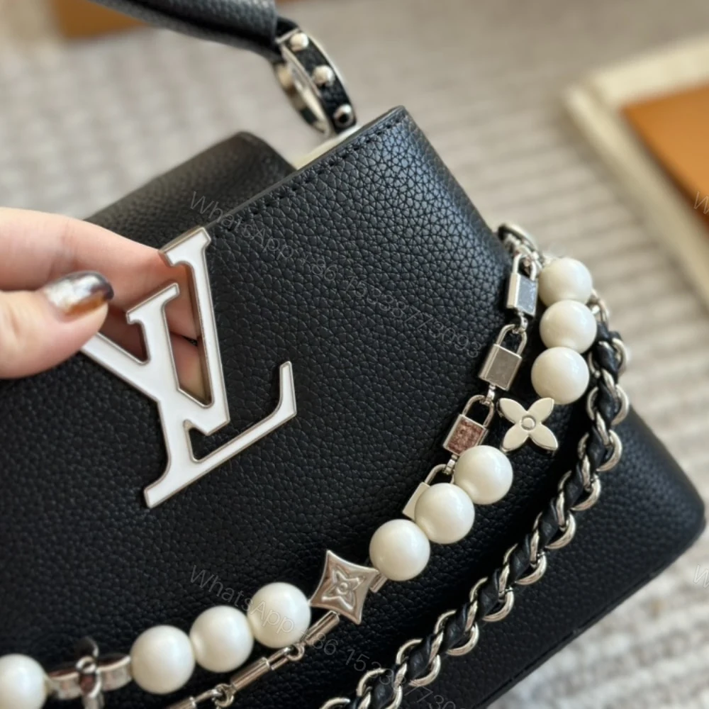 View 5 of Louis Vuitton Capucines Mini Bag Black 20Cm M11908