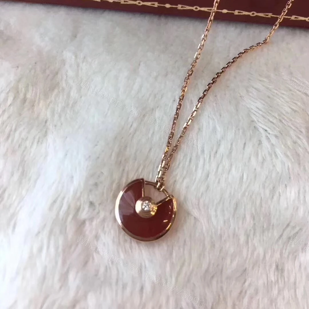 View 4 of Cartier Amulette Necklace, Carnelian