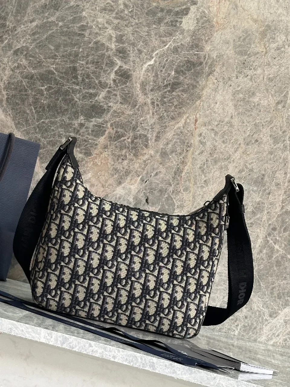 View 5 of Bold Monochrome Pattern Belt Bag: Luxury Everyday Utility