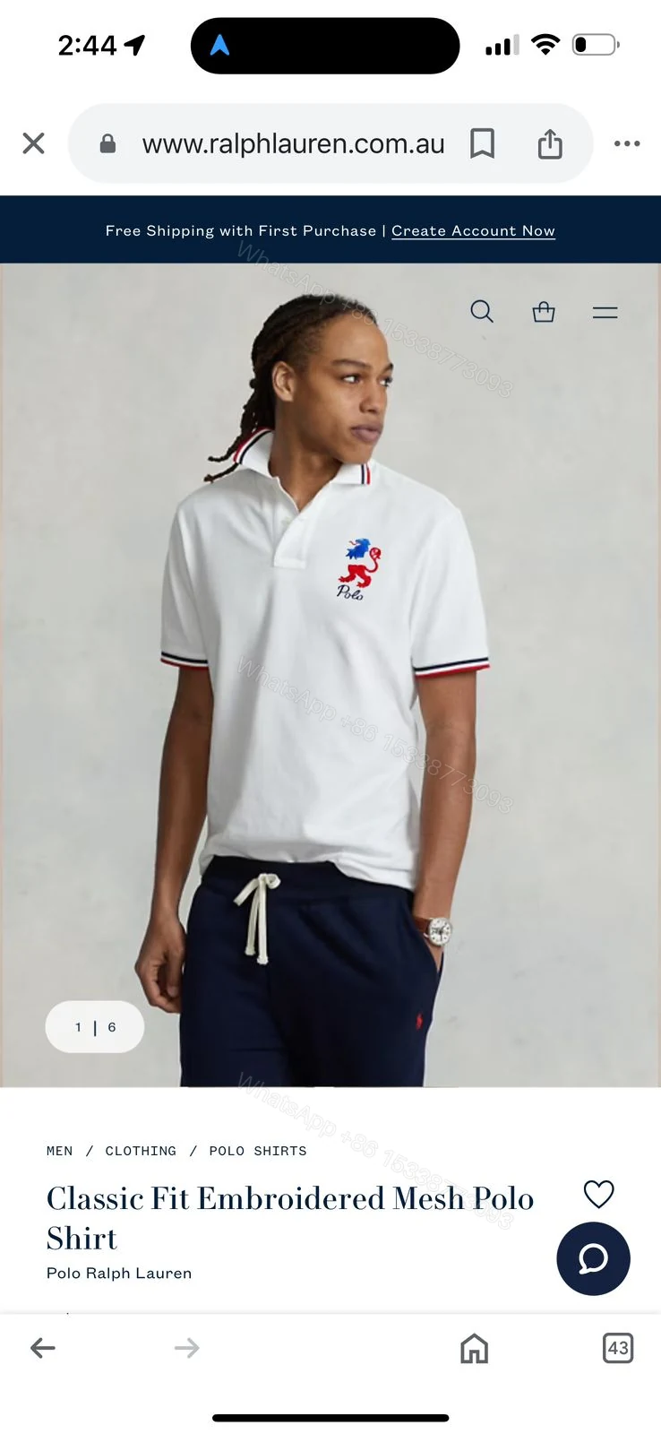 View 3 of FIRST COPY RALPH LIMITED EDITION POLOS T-SHIRT