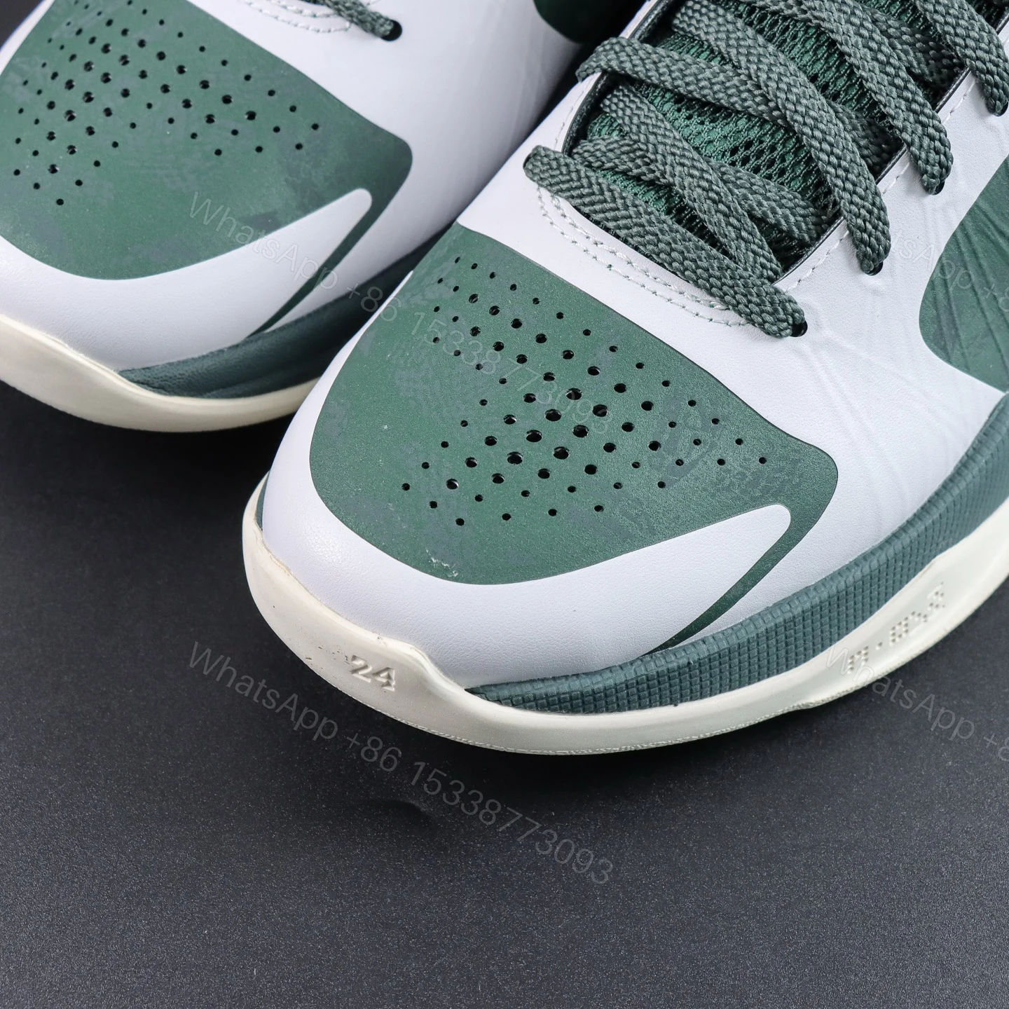 View 4 of Kobe 5 Protro “EYBL Forest Green” Reps