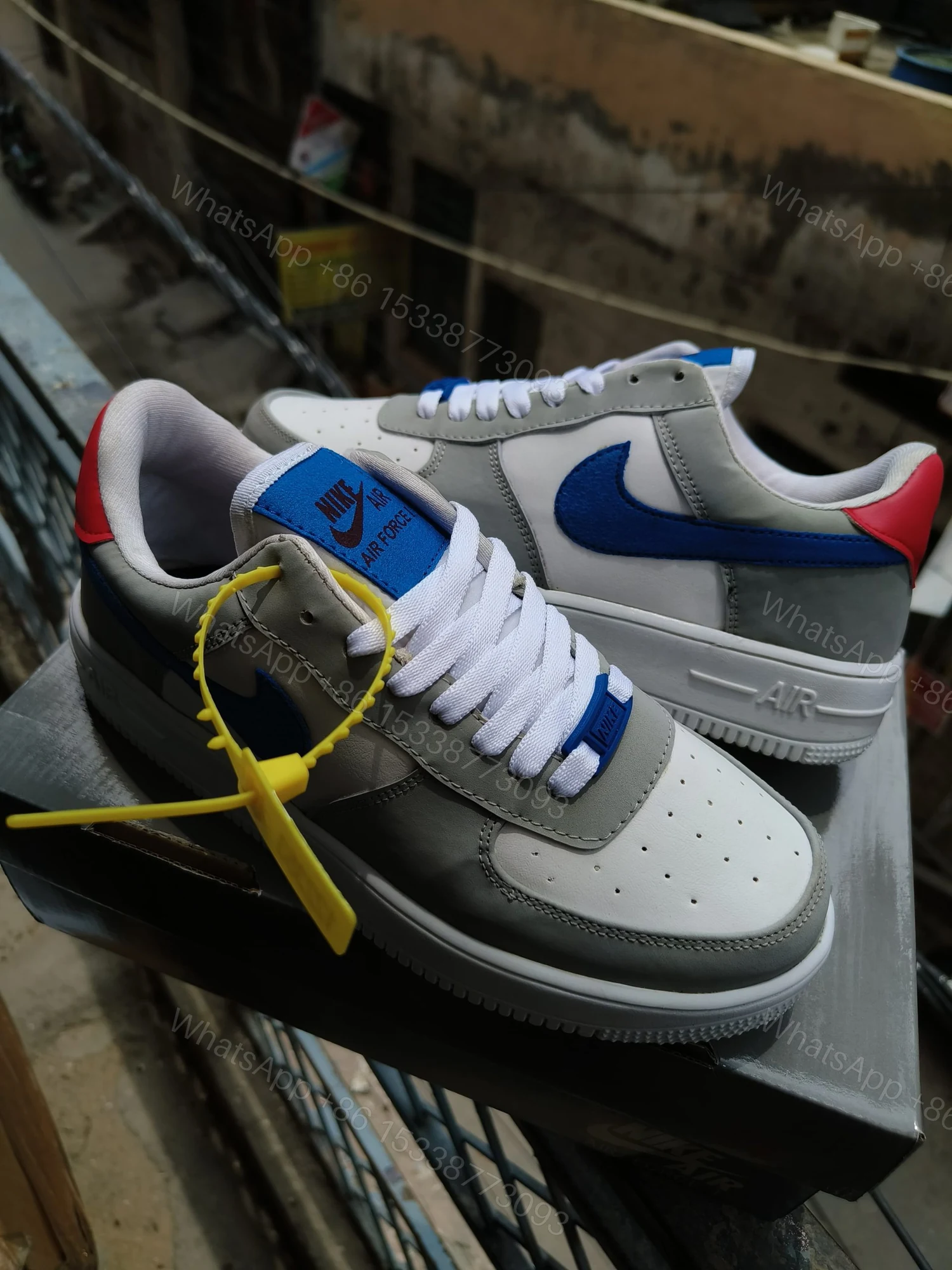 View 3 of BUY FIRST COPY NIKE AF1 UNDEFEATED HH PREMIUM LEATHER SNEAKERS ON SALE