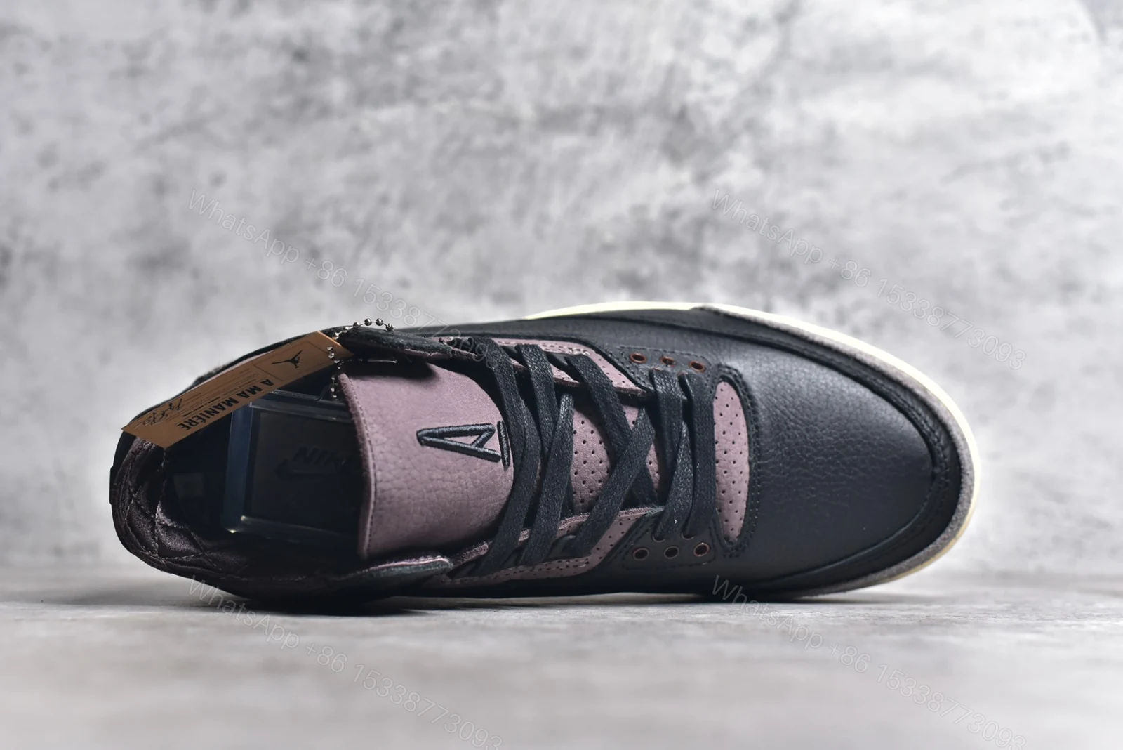 View 7 of A MA MANIERE x AIR JORDAN 3 RETRO Black Reps