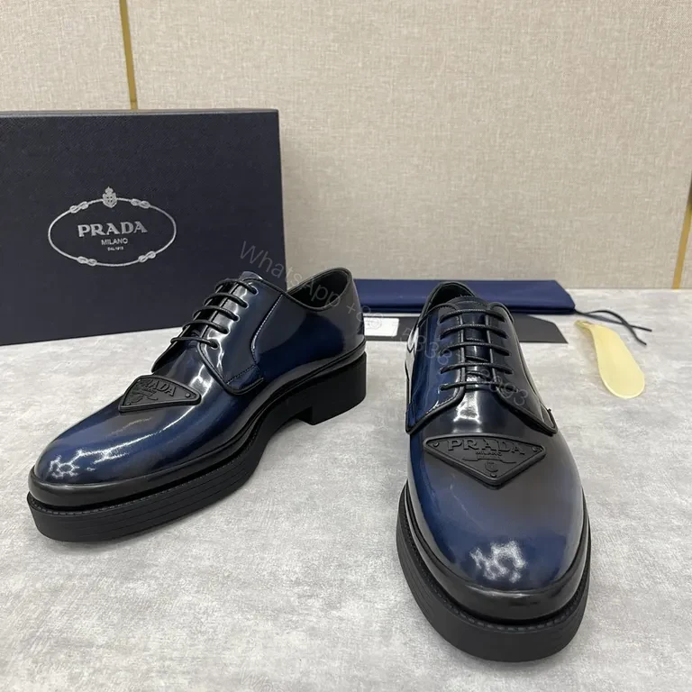 View 5 of Navy Patent Derby â€” Classic Style, All-Day Comfort Derby