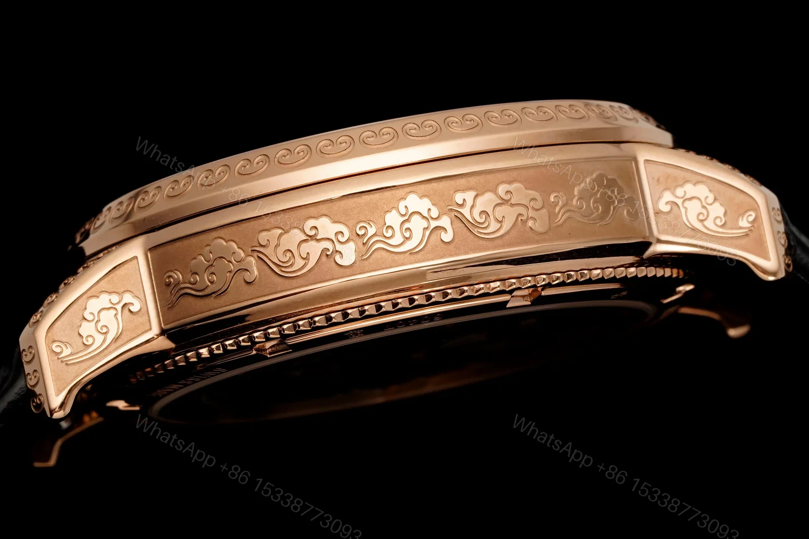 View 8 of Vacheron Constantin Traditionnelle Tourbillon Phoenix and the Dragon Pink Gold Black Dial 6040T/000R-B961