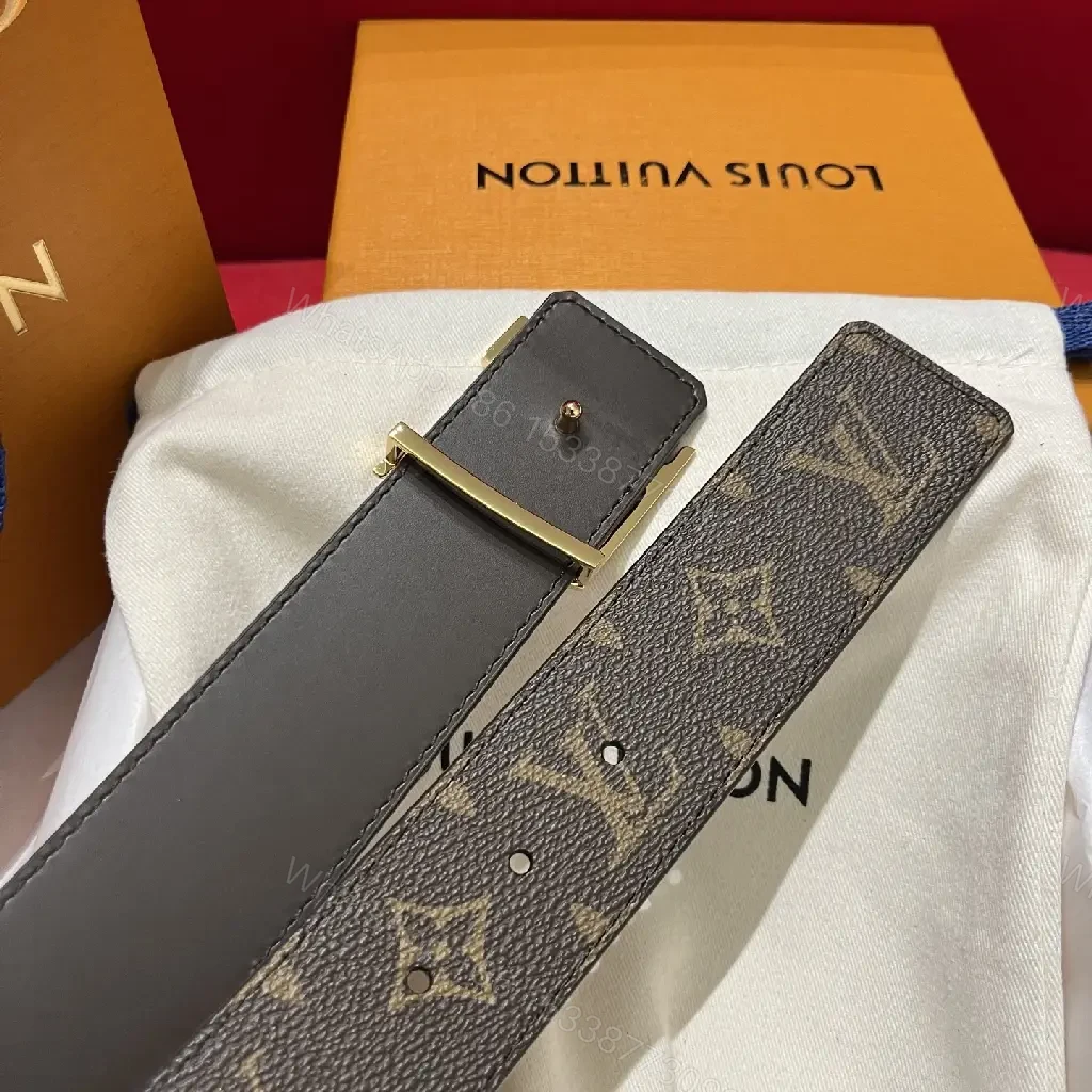 View 9 of Brown Canvas Belt with Gold Hardware – Modern Lux Design