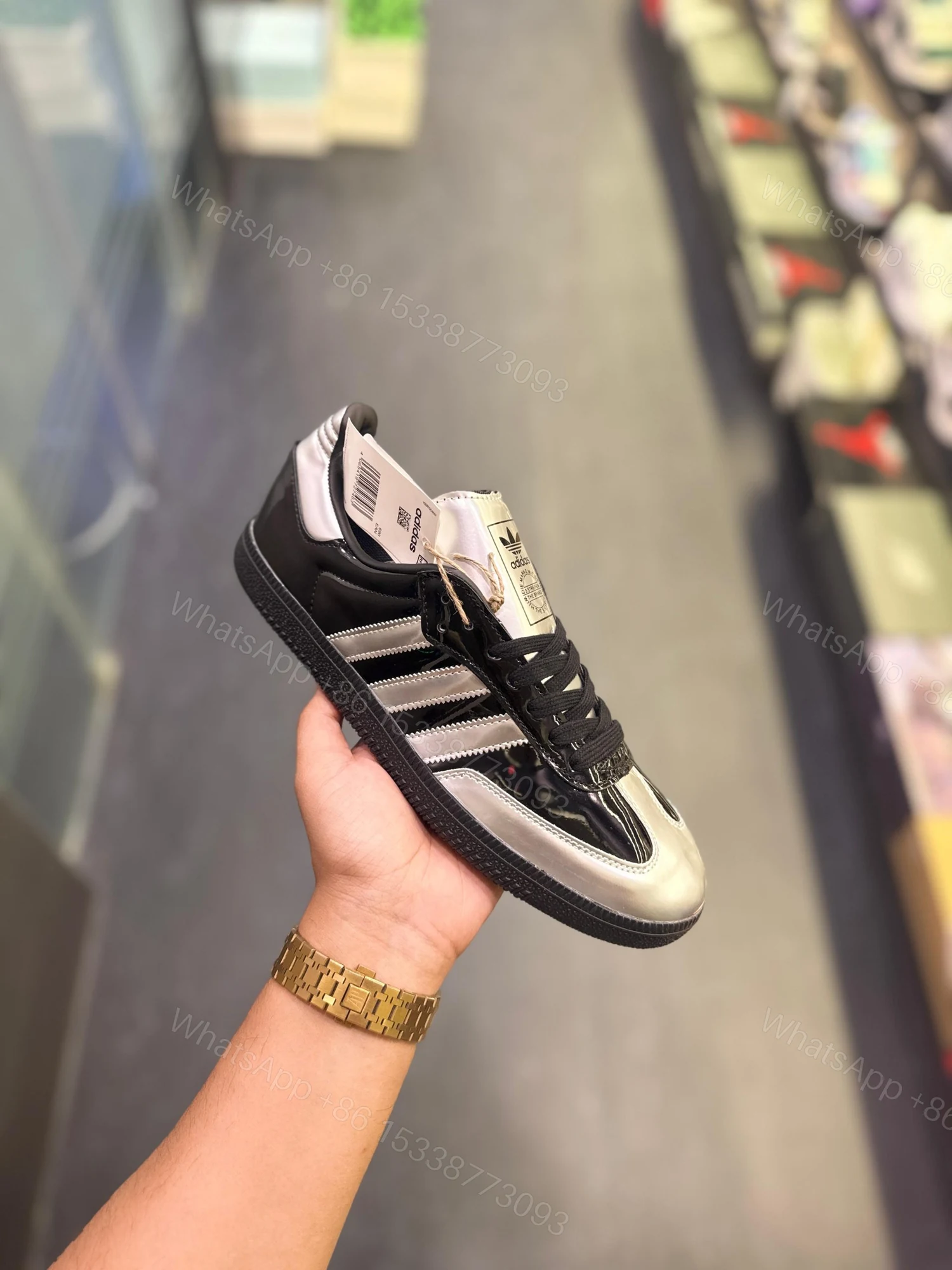 View 4 of First Copy Adidas Samba Atmos Black S
