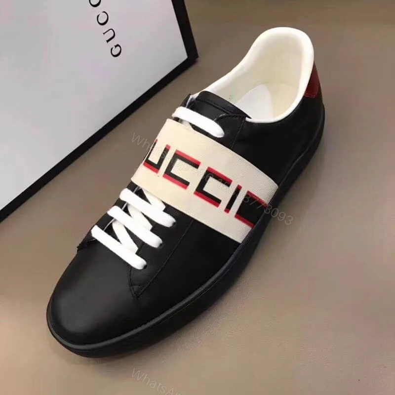 View 2 of GUCCI STRIPE LEATHER SNEAKER – GC4