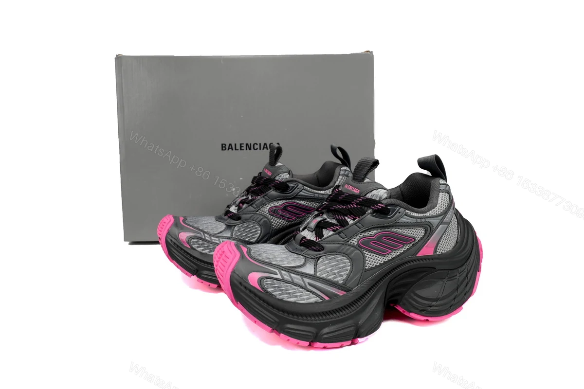 Balenciaga 10 XL White Gray Black Black Powder 784342 W2MV2 1510 — view 2