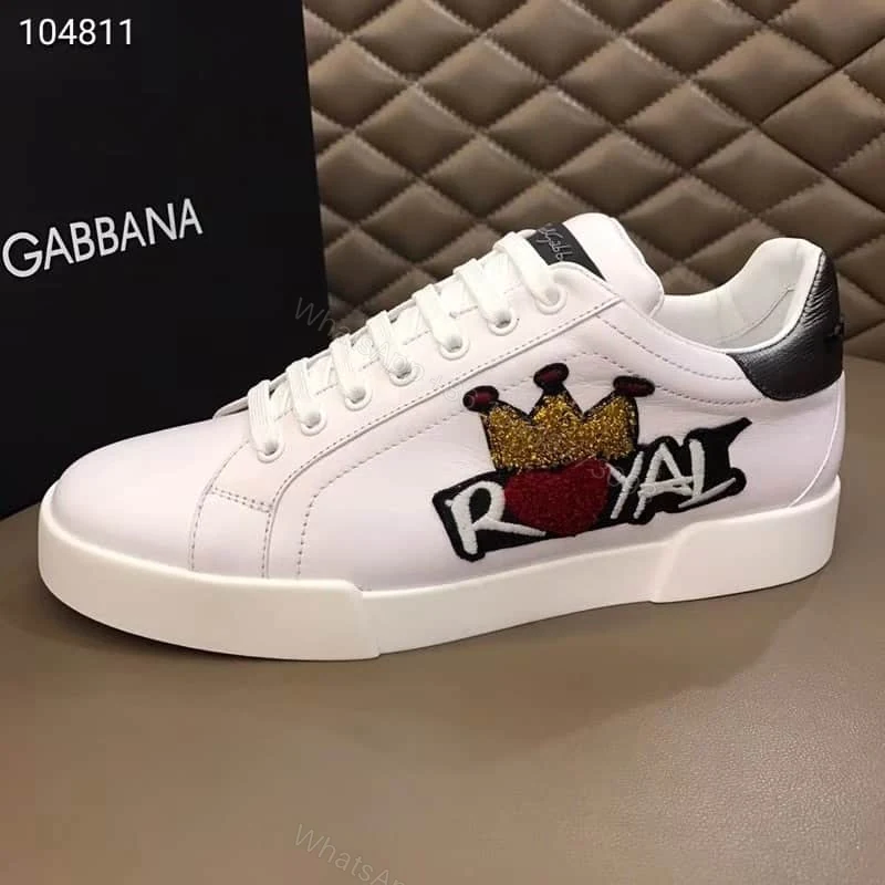 View 2 of DOLCE & GABBANA ROYAL PATCH SNEAKERS – DG4