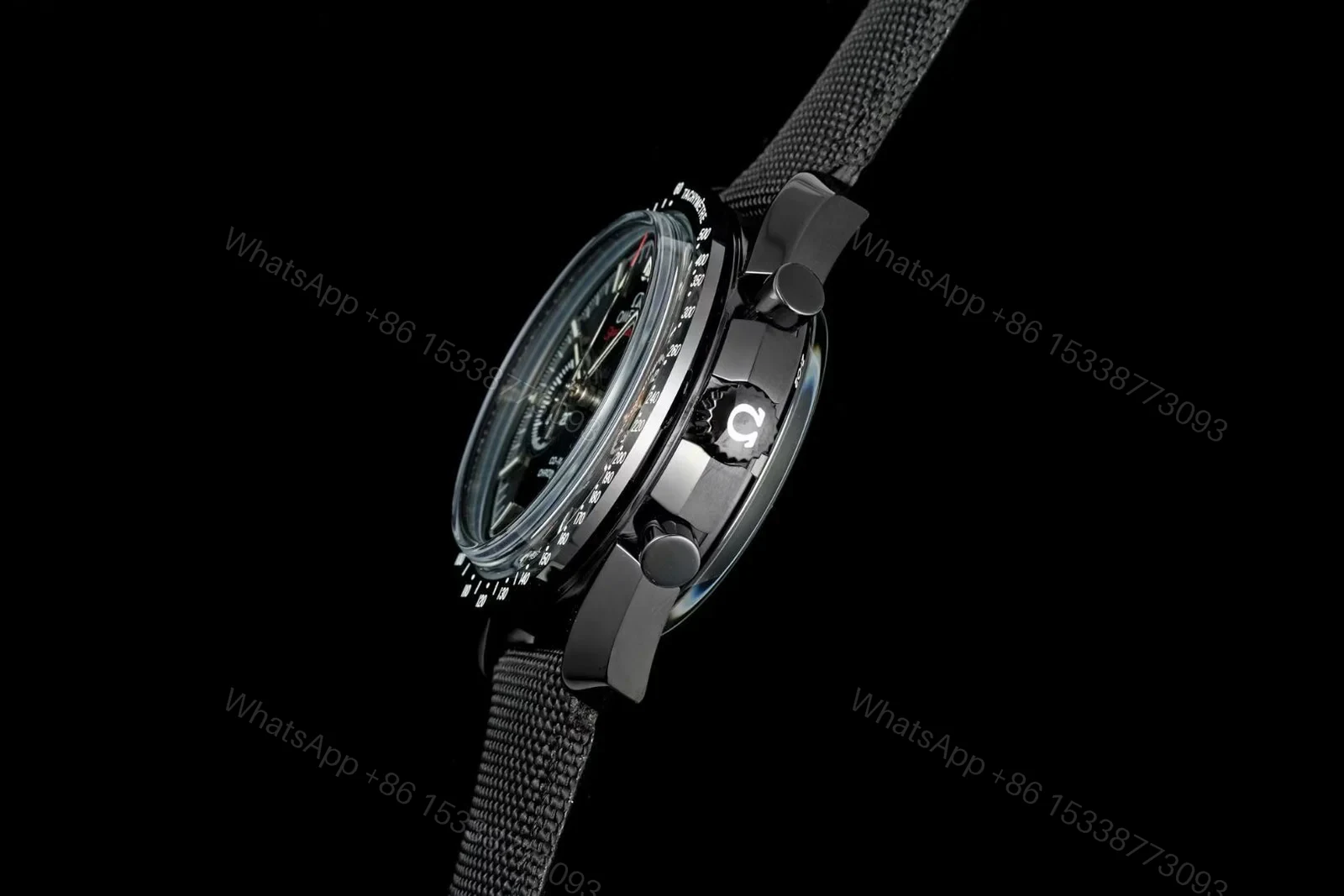 View 7 of Omega Speedmaster Moonwatch Co-Axial Dark Side of the Moon Folding Clasp 311.92.44.51.01.007