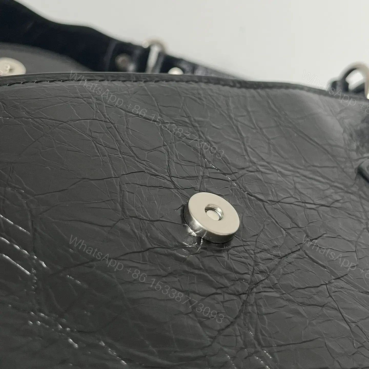 View 13 of 高仿Balenciaga*LeCagole2024新款法棍包黑色S